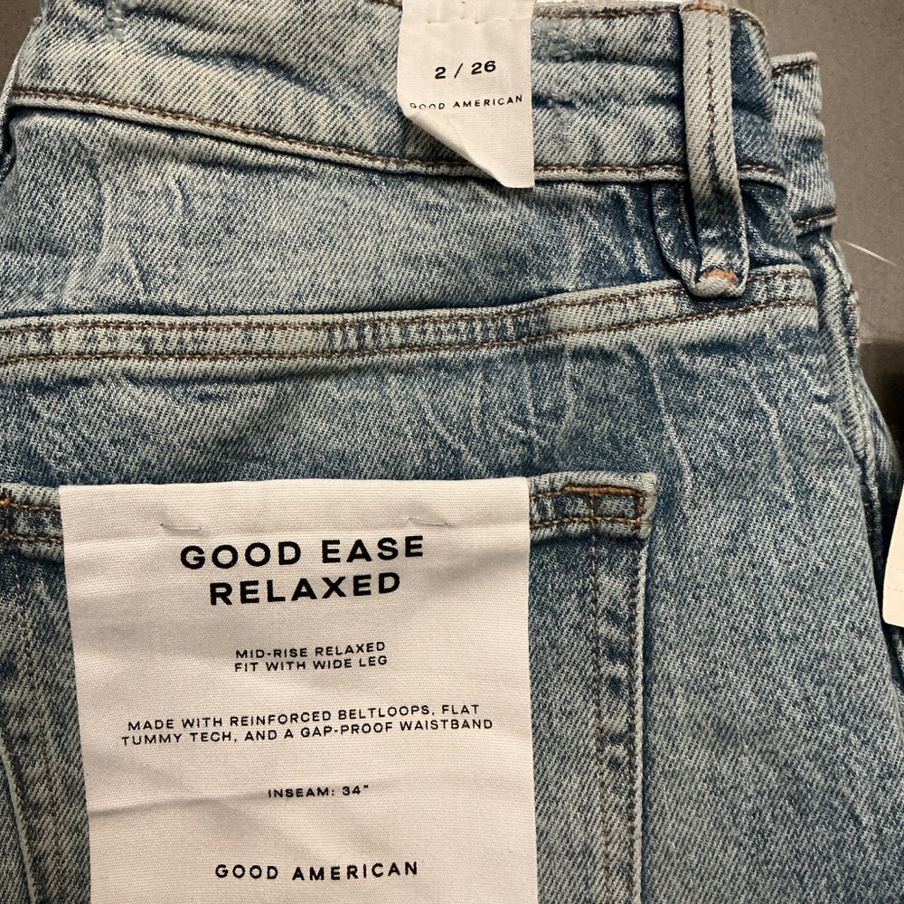 Good American Crossover Waist Jean